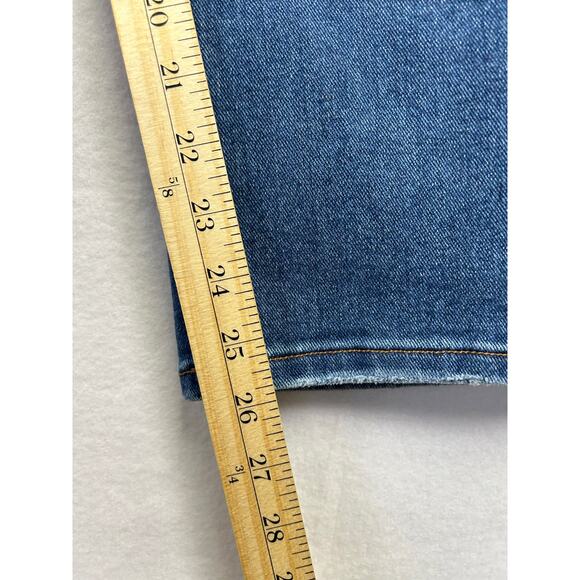 Woman's High Rise Straight Legged Cargo Jeans - Size 24W Plus Size Denim - Picture 11 of 11